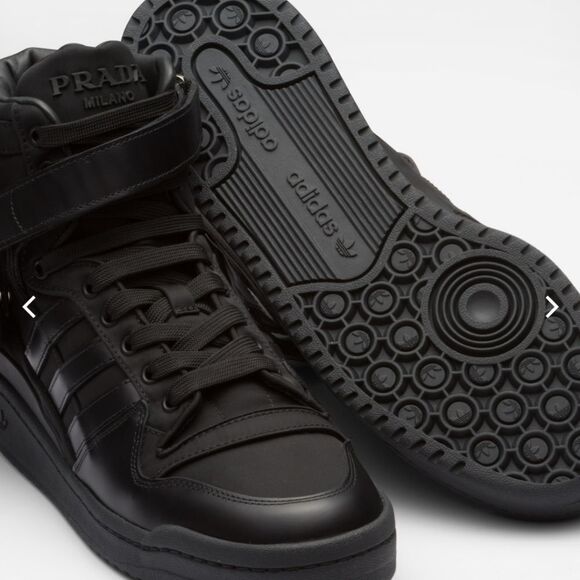 Adidas for PRADA Re-nylon Forum High top Black Sneakers UNISEX NWT Limit… - Picture 4 of 16